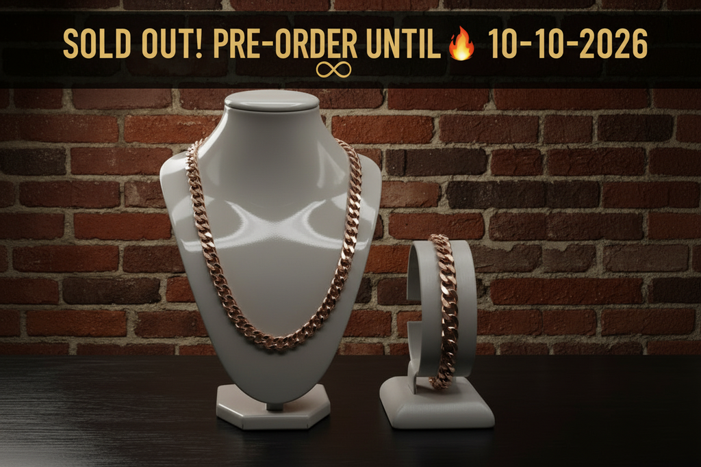 Pure Copper Cuban Link Chain