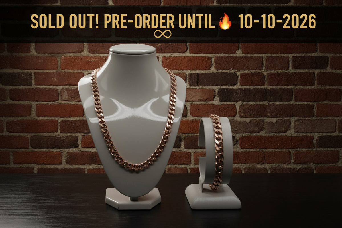 Pure Copper Cuban Link Chain