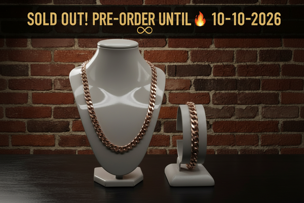 Pure Copper Cuban Link Chain