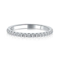 Rodiffy Moissanite 0.5 Ct Full Eternity Thin Wedding Band For Women