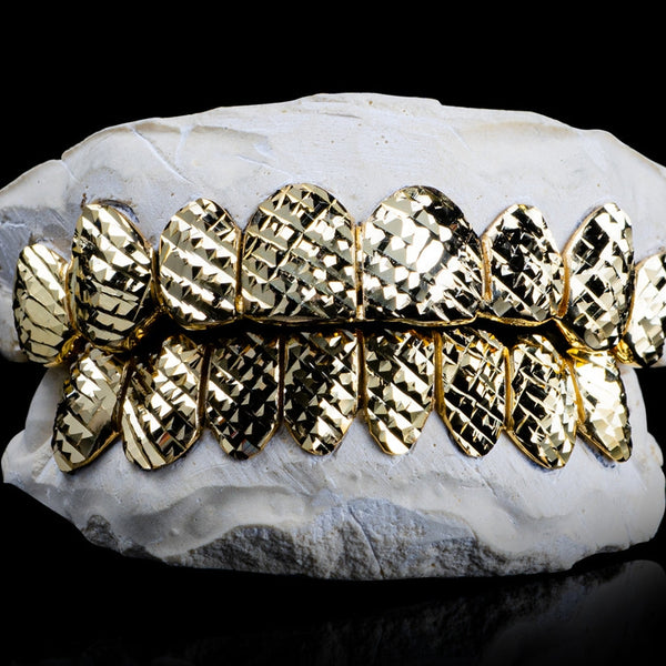 NPG Gold Diamond Cut Grillz